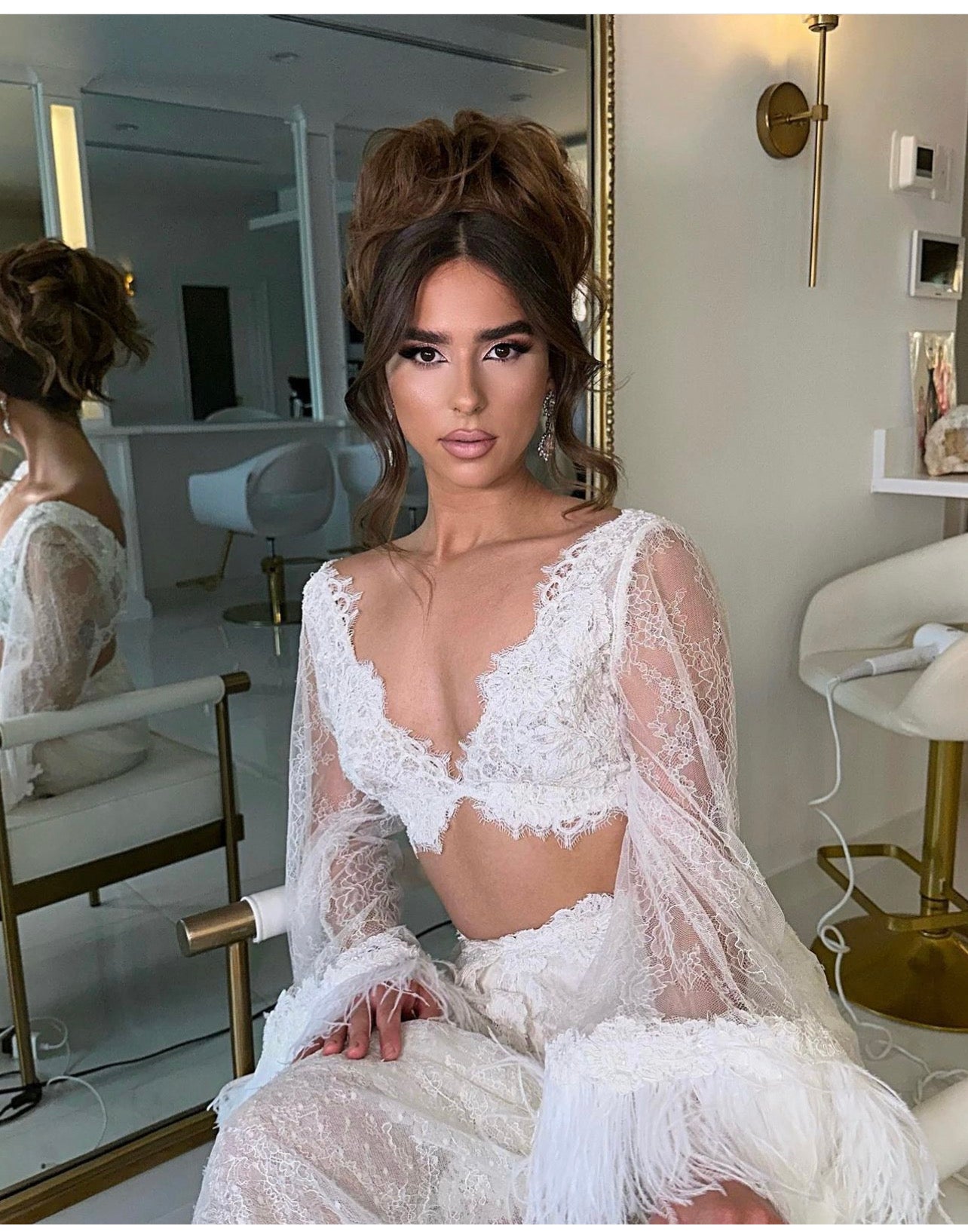 Laurier Two Piece Bridal Set - LLaurir Laurier Two Piece Bridal Set - LLaurir
