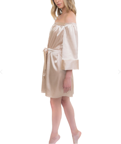 The Hair and Makeup Robe® - Champagne